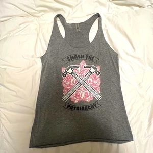 Smash the Patriarchy Tank Top, Women’s M
